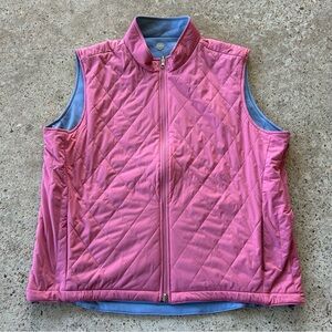 Peter Millar Reversible Vest Size XXL Cloudglow Fairisle Golf Performance Quilt
